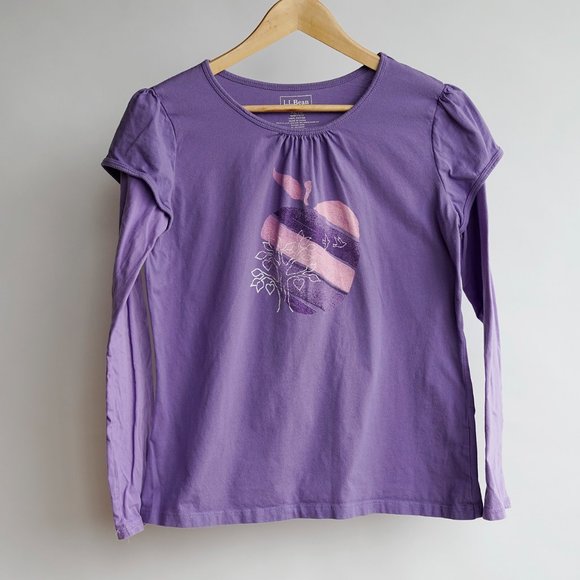 Three Girls' LL Bean Long Sleeve Tops Shirts, Great Condition, 3 for $29 - Picture 2 of 11